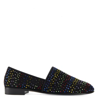 Giuseppe Zanotti Mister Euphoria Suede Loafers In Multi