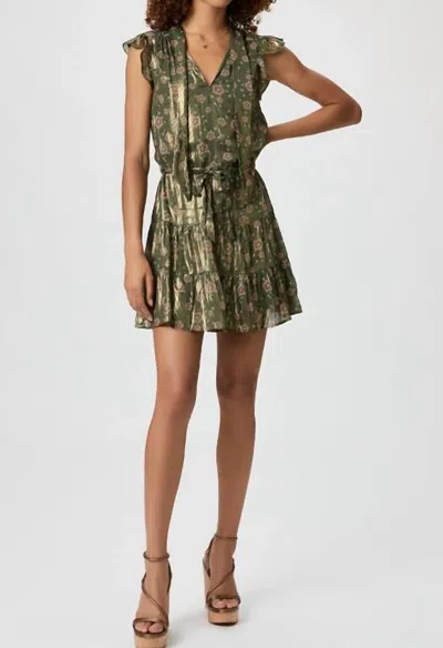 Paige Bette Mini Dress In Green