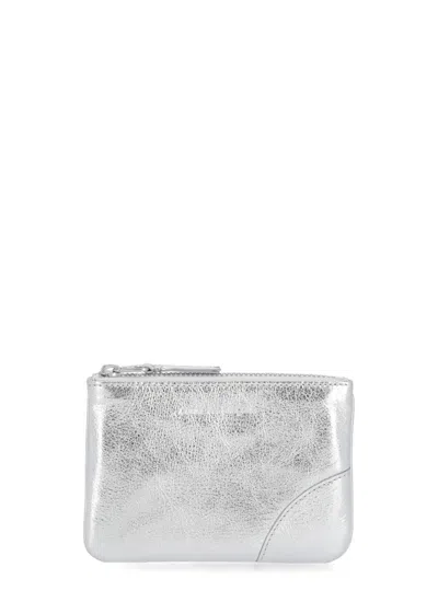 Comme Des Garçons Gold Line Wallet In White