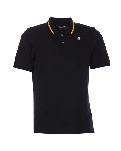 K-way Jud Polo Shirt In Navy Blue