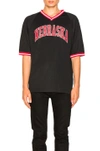 OFF-WHITE OFF-WHITE NEBRASKA BASEBALL TEE IN BLACK,OMAA019F172460401020