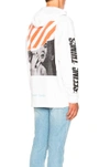 OFF-WHITE PHOTOCOPY HOODIE IN WHITE.,OMBB009F171920470188