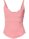 TOME TOME STRUCTURED TANK TOP - PINK,TF17300212162562