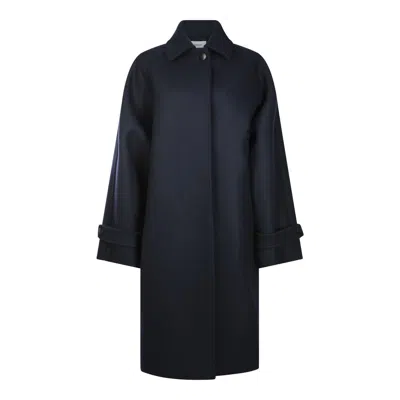 Ferragamo Salvatore  Belted Waist Coat In Black