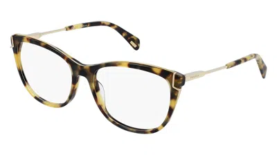 Police Eyeglasses In Matt Yellow Havana