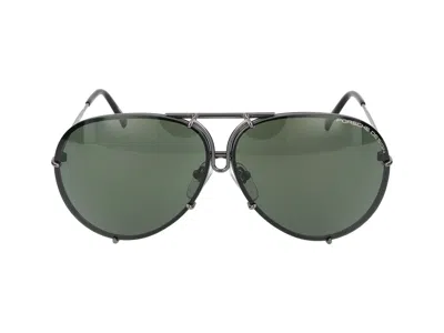 Porsche Design Sunglasses In Grey Mat