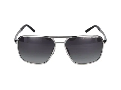 Porsche Design Sunglasses In Palladium, Grey