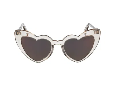 Saint Laurent Sunglasses In Nude Nude Copper