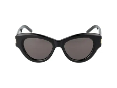 Saint Laurent Sunglasses In Black Black Black
