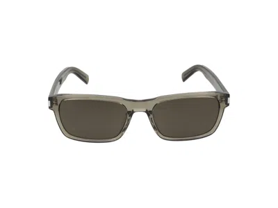 Saint Laurent Sunglasses In Brown Brown Grey