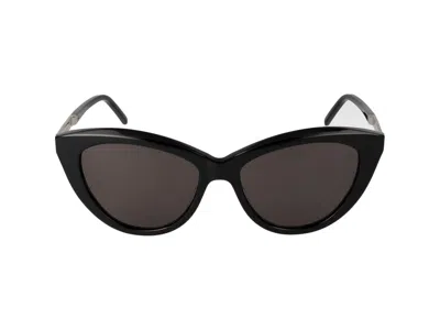 Saint Laurent Sunglasses In Black Silver Black