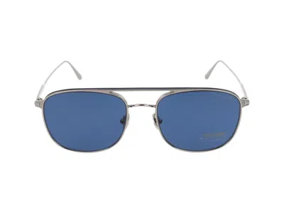Tom Ford Sunglasses In Light Ruthenium Luc/blue