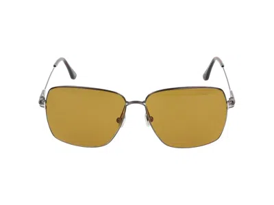 Tom Ford Sunglasses In Anthracite Luc/brown