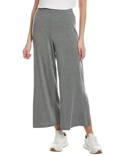 Eileen Fisher Straight Ankle Pant In Gray