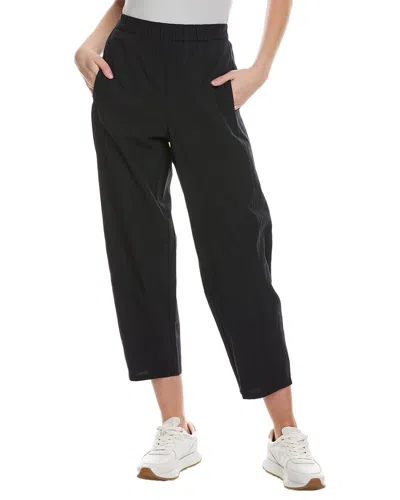 Eileen Fisher Lantern Ankle Pant In Navy