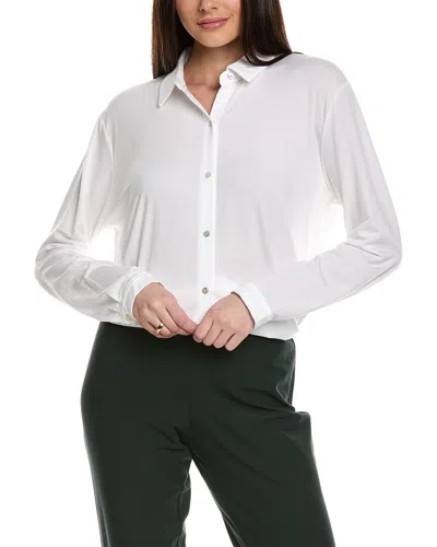 Eileen Fisher Classic Collar Shirt In White