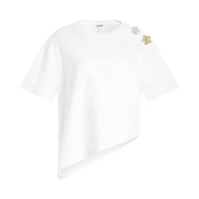 Loewe Asymmetric T-shirt In White