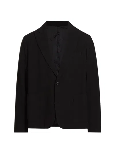 4s Designs Men's Open Blazer In Black