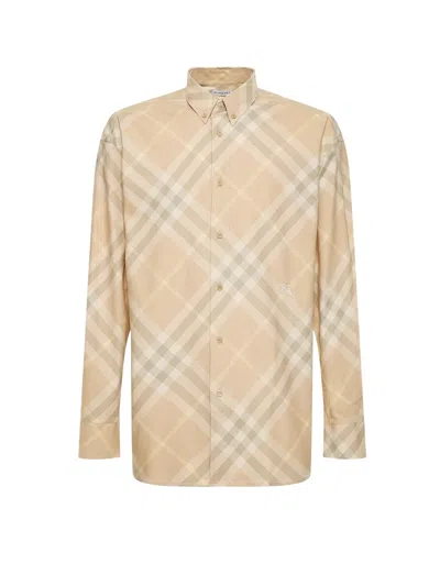 Burberry Shirt In Beige