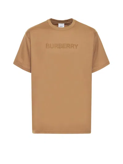Burberry T-shirt In Beige
