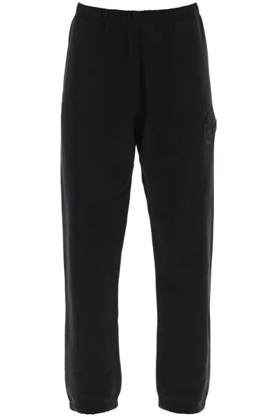 Moncler Joggers With Patch Logo In Black (black)