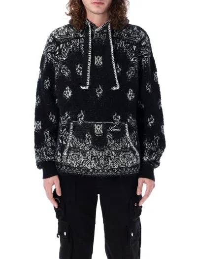 Amiri Bandana Hoodie In Black