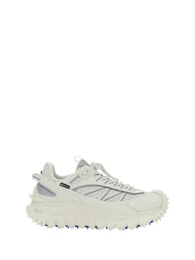 Moncler Trailgrip Sneakers In Bianco
