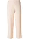 THEORY THEORY CROPPED TAILORED TROUSERS - NEUTRALS,H070920412297553
