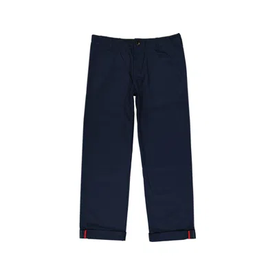 Gucci Cotton Pants In Blue