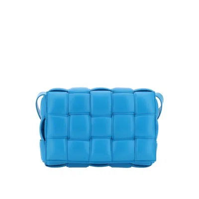 Bottega Veneta Padded Cassette Bag In Blue