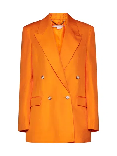 Stella Mccartney Blazer In Bright Orange