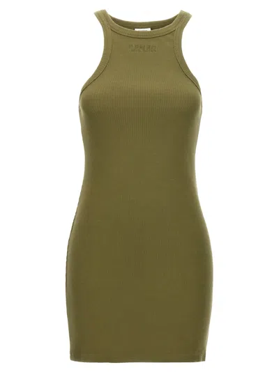 Vetements Racing Tank Top Dress In Green