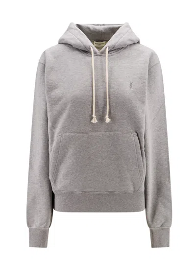 Saint Laurent Sweatshirt In Grey