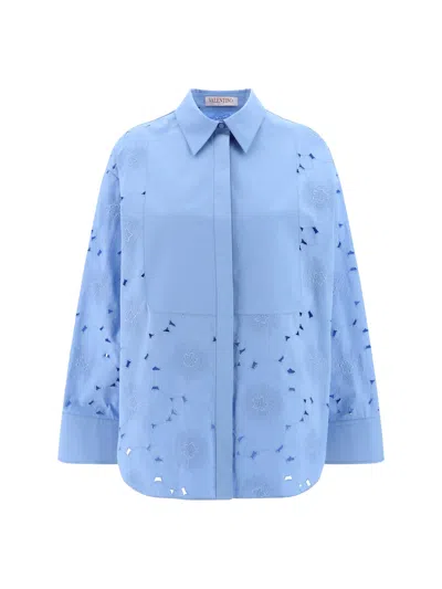 Valentino Shirt In Iris Lilac