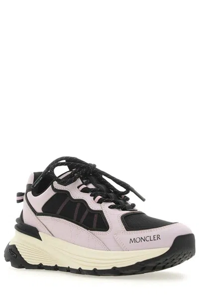 Moncler Runner Lace In Lilla/nero