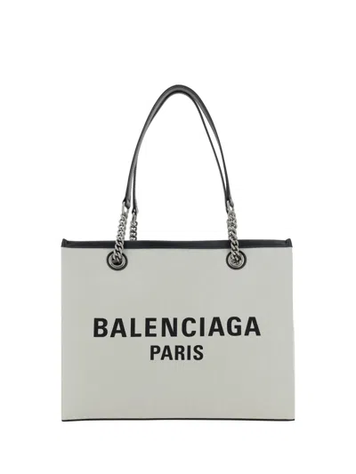 Balenciaga "duty Free" Shoulder Bag In Natural