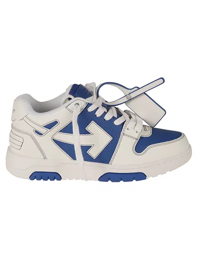 Off-white Out Of Office Sneakers In Navy Blue/off White