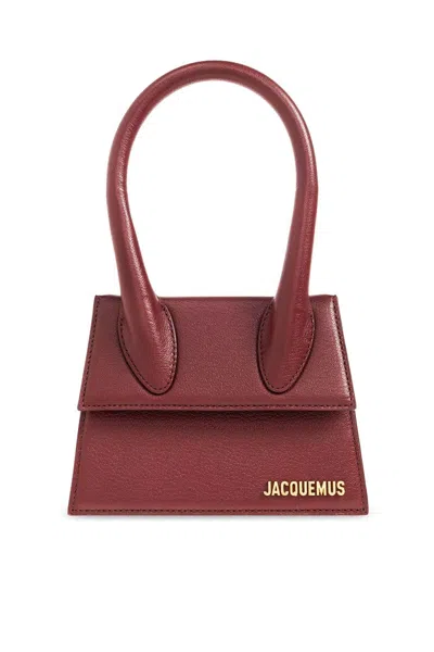 Jacquemus Le Chiquito Moyen Signature Handbag In Red