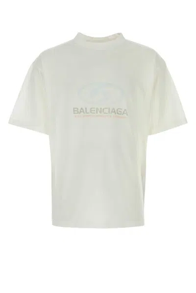 Balenciaga Surfer Medium Fit T-shirt In White