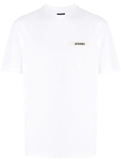 Jacquemus Gros Grain T-shirt In White