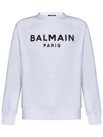 Balmain Sweatshirt In White