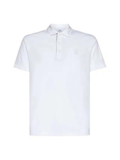 Burberry Polo Shirt In White