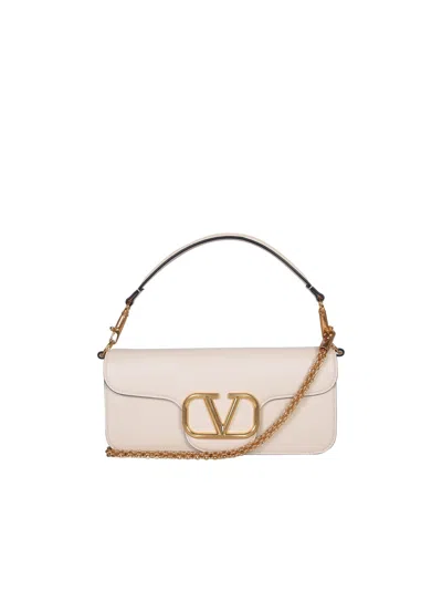 Valentino Garavani Valentino Loco Ivory Bag In White