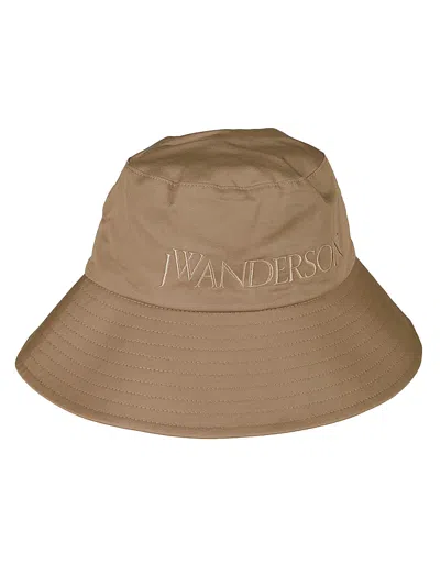 Jw Anderson J.w. Anderson Logo Shade Hat In Beige
