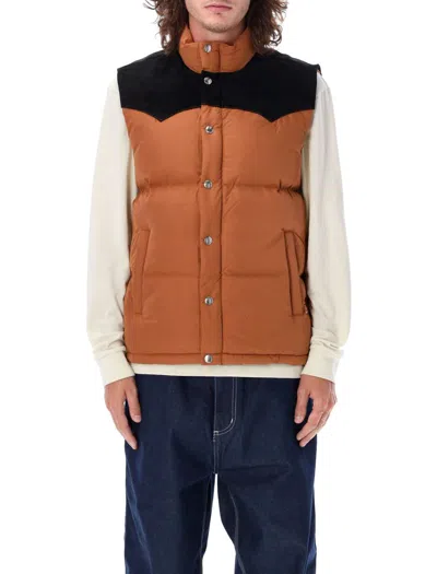 Deus Ex Machina Scout Puffa Vest In Tan