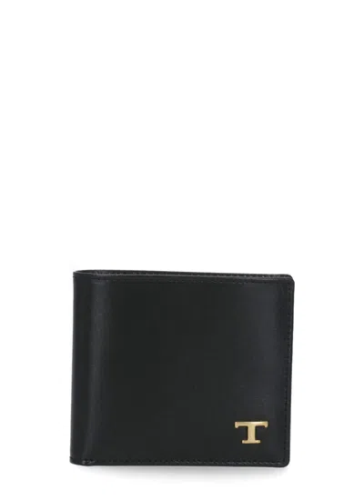 Tod's Black Leather Wallet