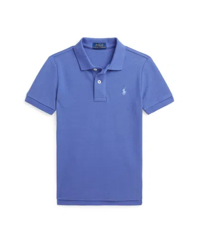 Polo Ralph Lauren Kids' Toddler And Little Boys Iconic Mesh Polo Shirt In Liberty Blue