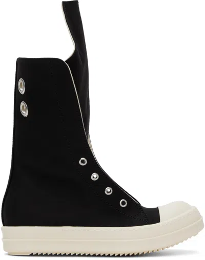 Rick Owens Drkshdw Boot Sneaks In 911 Black/milk/milk