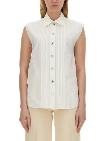 Moschino Poplin Shirt In White