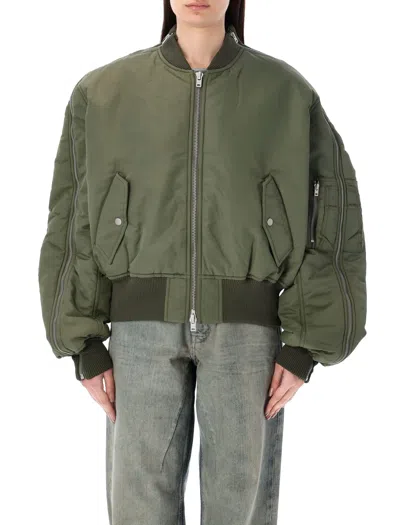 Acne Studios Bomber Jacket Hunter Green